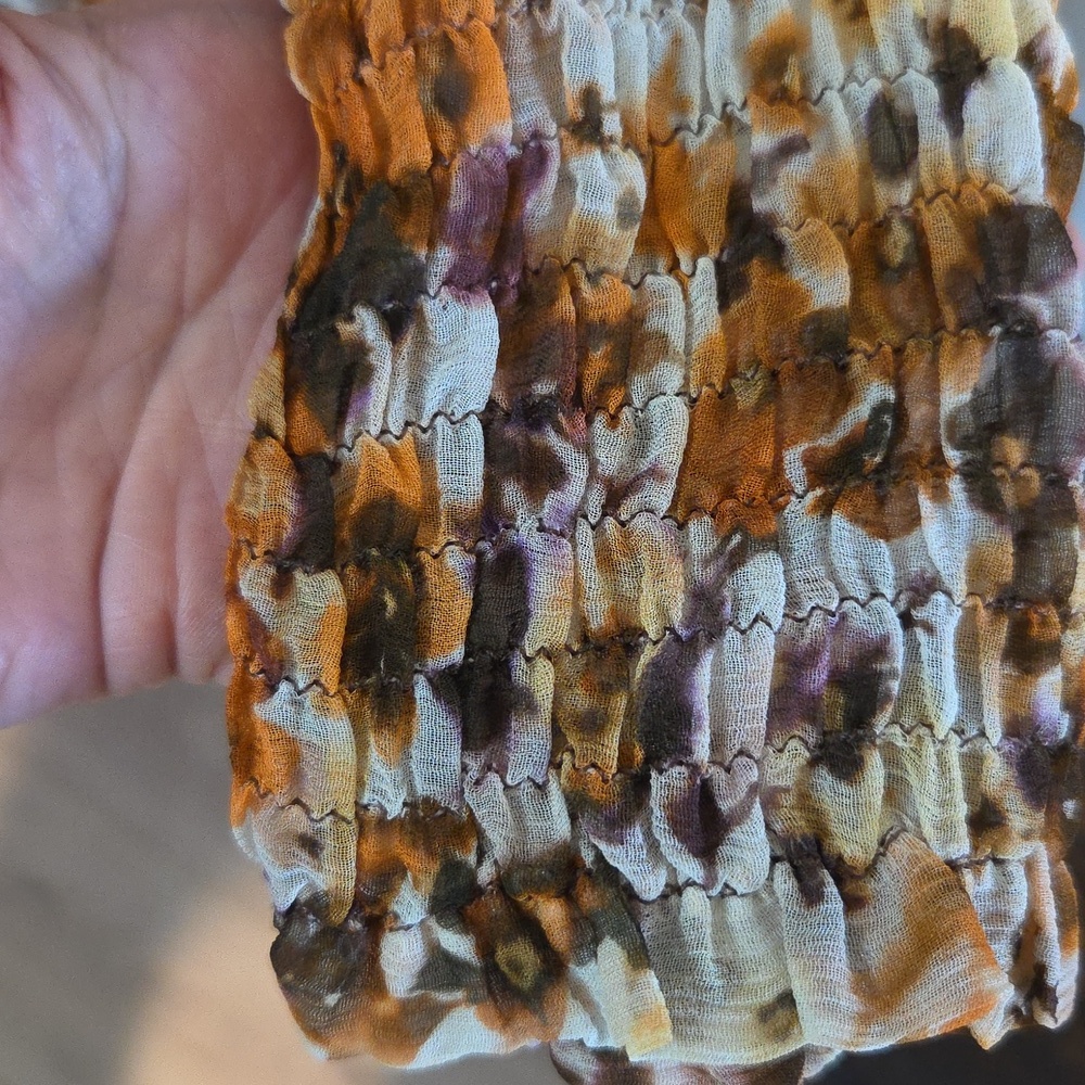 NWT Pinko Floral Mini Dress in Brown and Cream - Picture 10 of 16